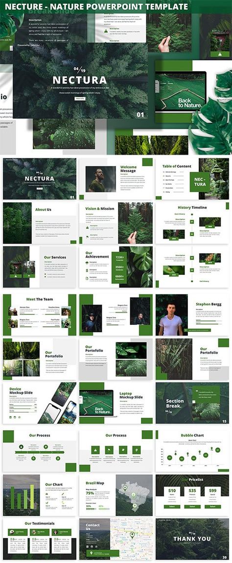 Nectura - Nature Powerpoint Template - PowerPoint Templates - Free PSD Templates Powerpoint Design With Pictures, Nature Slides Template, Powerpoint Templates Nature, Nature Powerpoint Template, Nature Presentation Design, Power Point Template Free, Power Point Templates Free Presentation Powerpoint Slide Designs, Free Ppt Template Download Power Points, Free Slides Templates