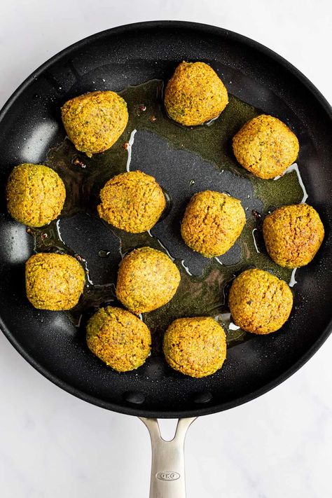 How to Make Falafel - Fit Foodie Finds Make Falafel, Homemade Falafel, Falafel Mix, How To Make Falafel, Fit Foodie Finds, Falafel Recipe, Fit Foodie, Fresh Herbs, Middle Eastern