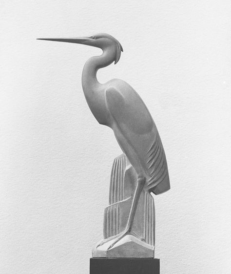 "Heron" Plaster for bronze. John Edward Svenson Concrete Inspiration, Heron Sculpture, John Edwards, Red Crown, Herons, Clay Figurine, Bird Sculpture, Bird Illustration, Clay Sculpture