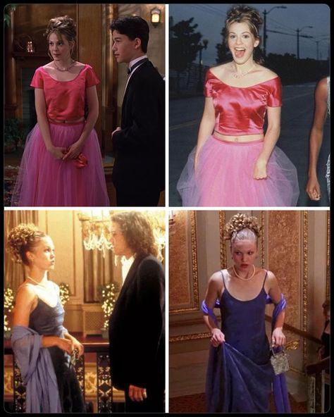 Prom Dresses From Movies, Kat Prom Dress 10 Things, Kat And Bianca, Bella In Twilight, Prom Movie, Sandy In Grease, A Cinderella Story 2004, Footloose 1984, Mean Girls 2004