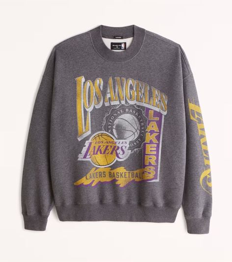 Lakers Hoodie, Lakers Basketball, Classic Sweatshirt, College Design, American Clothing, Philadelphia 76ers, Crew Sweatshirts, Los Angeles Lakers, American Apparel