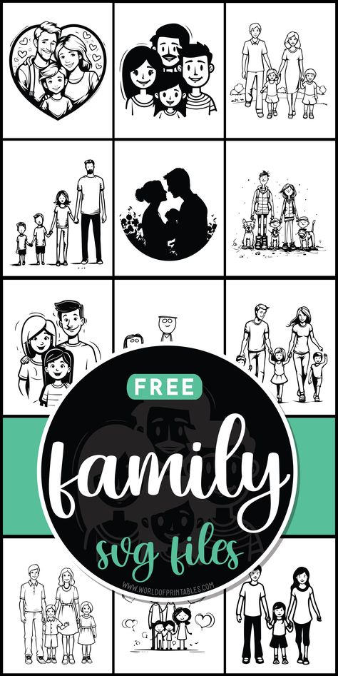 Embrace the bond with free family SVG files! Celebrate love and togetherness with heartwarming designs perfect for capturing cherished memories in your crafts. 👨‍👩‍👦‍👦💖 Family Svg Free, Family Svg, Family Svg Free Cricut, Truck Svg Free, Stick Family Svg, Silhouette Family Svg, Family Monogram Svg Free, Free Svg Files For Brother Scan N Cut, Holiday Shirt Ideas