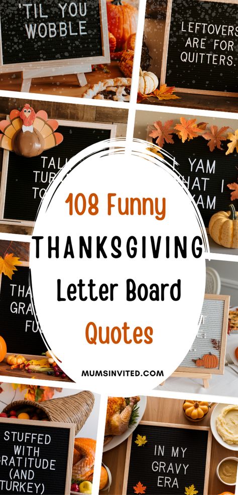 Here are the best funny, hilarious and witty Thanksgiving letter board quotes to make your kids laugh out loud. You'll find the funniest letter board quotes perfect for celebrating your family and friends and every mom, dad, kid in your life this Thanksgiving. Letterboard Quotes Thanksgiving. Fall Message Board Quotes Funny. Thanksgiving Letter Board Funny. Funny Thanksgiving Quotes For Letterboard. Thanksgiving Puns For Signs. Thanksgiving Message Board Quotes. Thanksgiving Letter Board Quotes. Short Christmas Letter Board Quotes, Thanksgiving Letter Board Funny, Autumn Letterboard, Letterboard Thanksgiving, Thanksgiving Letterboard Quotes, Thanksgiving Letter Board Quotes, Winter Letterboard, Thanksgiving Letterboard, Letterboard Quotes Funny