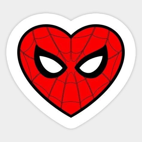 Spiderman Stickers Aesthetic, Spiderman Heart, Spiderman Stickers, Spiderman Theme, Spiderman Art Sketch, Spiderman Spider, Free Printable Stickers, رعب نفسي, Stickers Cool