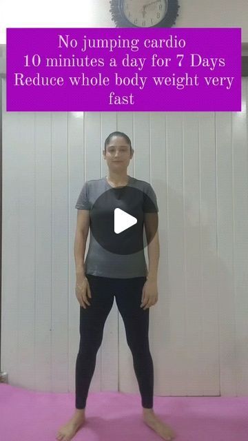 Rinku Joshi on Instagram: "No jumping cardio for reduce whole body weight very fast.🔥🔥💯#fitnessmotivation ." No Jump Hiit, Hiit Without Jumping, No Jump Cardio, Cardio No Jumping, Indoor Cardio No Equipment, Body Weight, Cardio, Fitness Motivation, Instagram