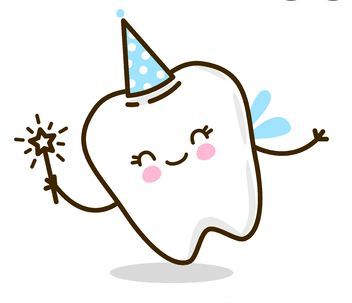 Tooth Drawing Simple, Tooth Drawing Cute, Tooth Doodle Art, Tooth Art Illustrations, Cartoon Tooth, First Tooth, Tooth Fairy, Cake Topper, Cricut