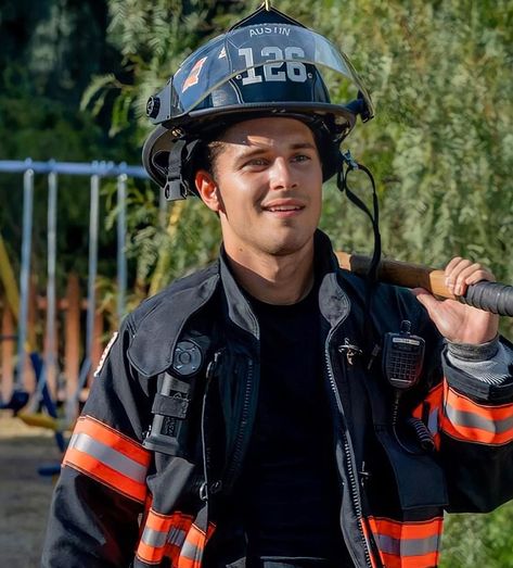 Ronen Rubinstein fan 🤍’s Instagram photo: “Paramedic TK or Firefighter TK?? Controversially I love paramedic TK… there is something about TK and Nancy together that I just love and I…” Tk Strand, Ronen Rubinstein, 9 1 1 Lone Star, Ryan Guzman, Drama Tv Shows, Paramedic, Lone Star, Tv Stars, Series Movies