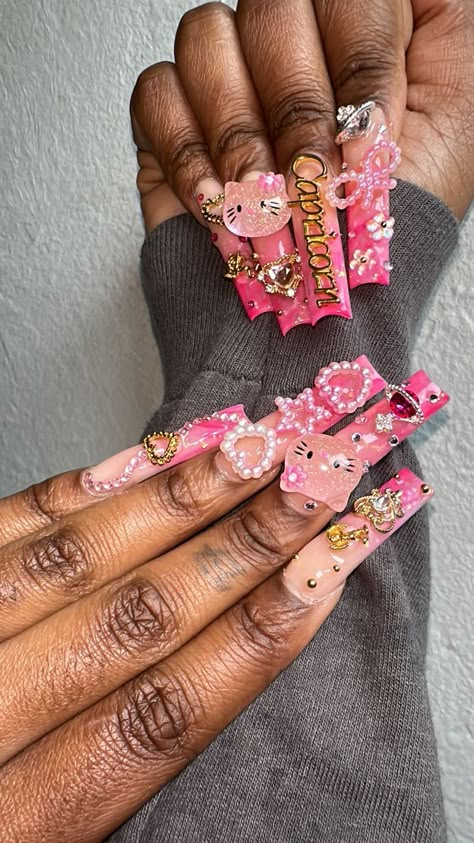 Capricorn nail inspo #capricorn #capricornnail #nail #inspo #bday #birthday #birthdaynails #bdaynailS