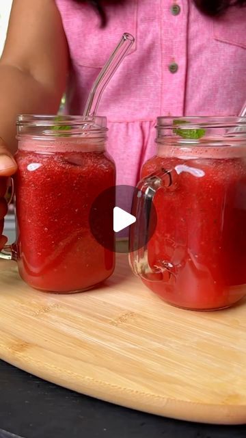 Azzy | Bowl To Soul on Instagram: "Beat the heat with a summer special: watermelon juice with chia seeds! 🍉✨ This super refreshing drink is perfect for those hot days, keeping you cool and hydrated. Just blend up some juicy watermelon, mix in chia seeds, and you've got a deliciously healthy treat. Cheers to summer vibes!

#watermelon #summerspecial #juicerecipes #beattheheat" Juice With Chia Seeds, Juicy Watermelon, Healthy Treat, Watermelon Juice, Summer Special, Beat The Heat, Juicing Recipes, Healthy Treats, Refreshing Drinks