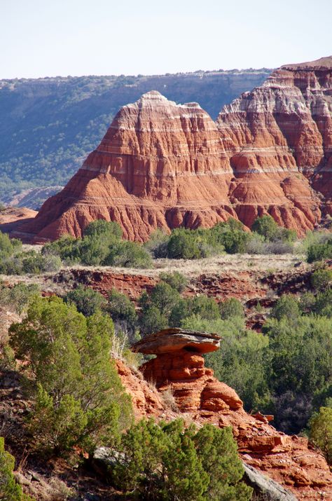 Palo Duro Canyon State Park, Texas Adventure, Texas State Parks, Amazing Places To Visit, Texas Places, Camping Sites, Amarillo Texas, Texas Travel, Red Rock