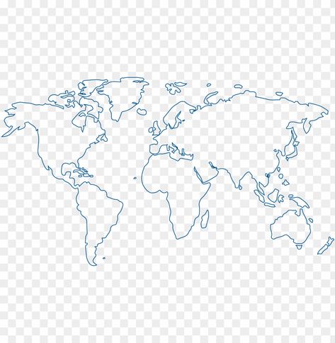 World Map Transparent Background, World Map Illustration Design, World Map Outline Printable, World Map Design Graphics, World Map Line Art, World Map Sketch, World Map Stencil, World Map Coloring Page, World Outline