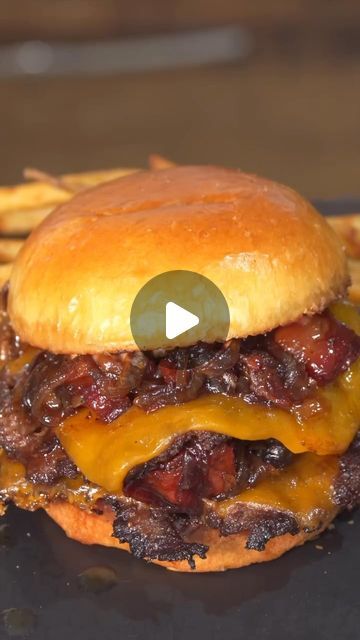 Turf Recipes on Instagram: "Bacon Jam Burger 🥓🍔

🎥 by @thatsavagekitchen

Follow @cuisinetrf for more 🥩

Ingredients - 
1 1/2 Lb Short Rib (4-5 patties) or
1 1/2 Lb Ground Beef (80% Lean 20% Fat)

Season Blend
Pinch Salt
1/2 Tsp Onion Powder
1/2 Tsp Garlic Powder
Pinch Black Pepper 

Bacon Jam
1 Whole Onion
4 Cloves Garlic
1 Habanero (Optional - Cuts the sweetness)
7-8 Pieces Bacon
1/3 Cup Brown Sugar
1 1/2 Tbsp Honey
2 Tsp Balsamic Vinegar 

Burger sauce 
1 Tbsp Mayo
1 Tbsp Ketchup
Pinch Onion Powder
Pinch Cajun Seasoning
1 Tbsp Pickle Juice

#explorepage #burger #bacon #jam #recipe" Maple Bacon Onion Jam, Black Pepper Bacon, Jam Burger, Bacon Jam Burger, Bacon Onion Jam, Pepper Bacon, Bacon Jam Recipe, Onion Jam, Bacon Jam