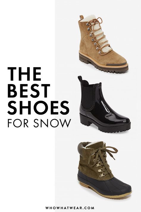 Actually cute boots you can wear in the snow. Minimalist Snow Boots, Snow Shoes Womens, Waterproof Snow Boots Women, Snow Boots 2023, Snow Shoes Outfit, Best Snow Boots Woman, European Winter Outfits Cold Weather, Snow Boots Women Outfits, Womens Winter Boots Snow