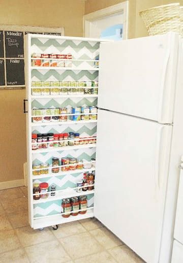 Organiser Cucina, Canned Food Storage, Easy Diy Hacks, Kitchen Storage Hacks, Small Kitchen Storage, Diy Kitchen Renovation, Diy Pantry, Single Wide, Kitchen Organization Diy