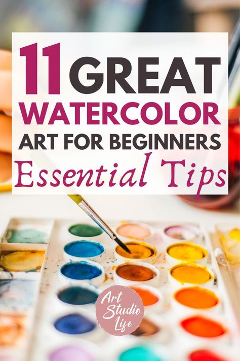 Beginners Watercolor Painting Step By Step, Watercolour Tips For Beginners, Drawings For Watercolor Painting, Watercolor Lessons For Beginners, Watercolor Art Lessons Step By Step, Watercolor Art Lessons Tutorials, Beginner Watercolor Painting Tutorial, Creative Watercolor Paintings, Watercolor Art For Beginners Step By Step