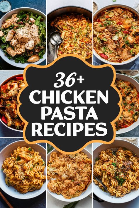 36+ Homemade Chicken Pasta Recipes You’ll Love to Make Tonight!... Whip up delicious homemade chicken pasta with these tasty recipes. Perfect for family dinners or special occasions. each dish is easy to make and packed with flavor. Explore creamy sauces fresh veggies savory herbs and hearty noodles that everyone will enjoy. Say goodbye to boring meals tonight!... https://ostrali.com/foodr/chicken-pasta-recipes Quick Chicken And Pasta Recipes, Chicken Pasta Meals, Chicken Recipes With Pasta, Chicken Pasta Ideas, Quick And Easy Chicken Dinner Recipes, Chicken Pasta Dinner Recipes, Chicken Breast And Pasta Recipes, Chicken And Pasta Recipes Easy, Chicken And Pasta Dishes