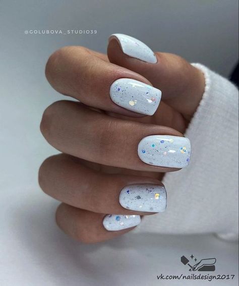 Elegant Winter Nails 2023-2024: 19 Inspiring Ideas - thepinkgoose.com Trick or Treat Yo' Self: The Ultimate Halloween Nail Art Inspiration White Dip Nail Ideas, Blue Nail Designs Summer, Elegant Winter Nails, Wow Nails, Simple Gel Nails, Cute Gel Nails, Gel Nail Designs, Fabulous Nails, Funky Nails