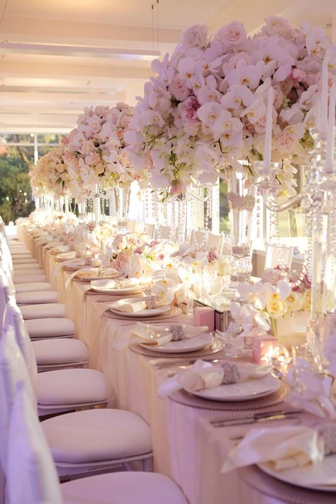 Karen Tran, The Enchanted Home, Enchanted Home, Elegant Centerpieces, Blog Ideas, Wedding Decor Elegant, Long Table, Wedding Tablescapes, Wedding Reception Decorations