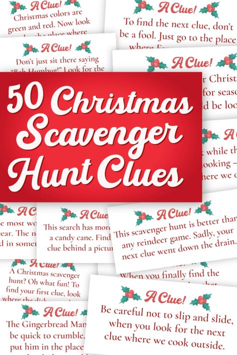 Xmas Present Scavenger Hunt, Simple Scavenger Hunt Clues, Ideas For Scavenger Hunt Clues, Clever Scavenger Hunt Clues, Present Scavenger Hunt Christmas, Stocking Scavenger Hunt Clues, Funny Scavenger Hunt Ideas For Adults, Scavenger Hunt Ideas To Find A Gift, Fun Scavenger Hunt Ideas For Adults