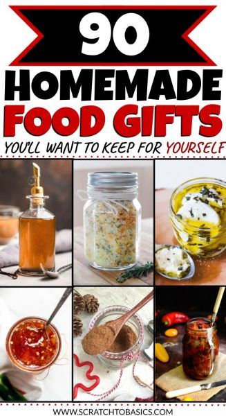 Homemade Food Gift Ideas, Handmade Food Gifts, Food Gifts For Men, Food Stocking Stuffers, Gift Ideas Homemade, List Of Food, Gifts From The Kitchen, Food Gift Ideas, Diy Food Gifts