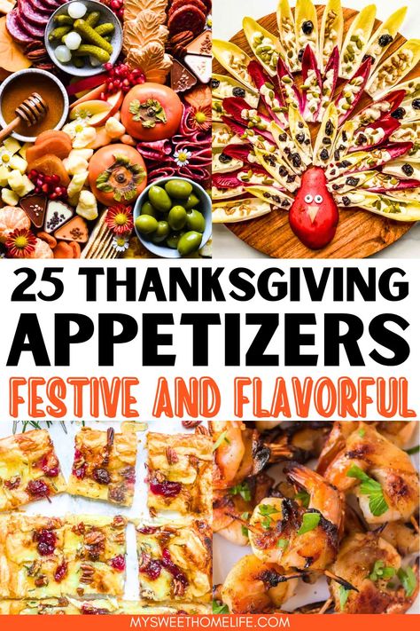 Whether you're hosting a large gathering or an intimate dinner, these 25 Thanksgiving appetizers are sure to set the tone for a festive and delicious meal. Thanksgiving Fun Appetizers, Thanksgiving Horderves, Thanksgiving Antipasto Platter, Work Thanksgiving Potluck Ideas, Easy Appetizers Thanksgiving, Friendsgiving Appetizer Ideas, Unique Thanksgiving Dinner Ideas, Thanksgiving Appetizer Ideas, Thanksgiving Hourdourves