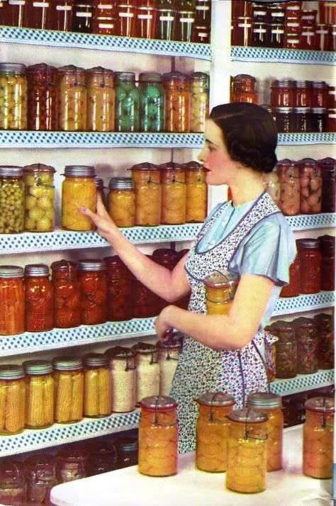 The Iowa Housewife:  Some Basics of Home Canning    WOW!  Glad I clicked it.  :)  Looks like some good wisdom and experience these older sisters have. Canning Basics, Housewife Recipes, Preserved Food, Dream Pantry, Canning 101, Canned Food Storage, Canning Tips, Canning Food Preservation, Food Canning