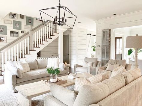 White Living Room Decor, Swivel Glider Chair, Cottage Living Rooms, Coastal Living Rooms, Glider Chair, Room Color Schemes, Luxe Interiors, Living Room Pillows, White Living