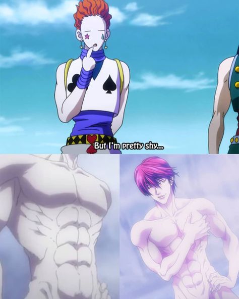 Illumi X Hisoka, Hisoka X Illumi, Hunterxhunter Funny, Hunterxhunter Hisoka, Anime W, Hunter Anime, Cute Anime Pics, Handsome Anime Guys, Funny Anime Pics