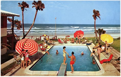 Vintage Summer Resort vintage fashion beach retro 1950's summer old photos Rio Beach, Beach Motel, Daytona Beach Florida, Last Day Of Summer, Old Florida, Vintage Florida, Retro Summer, Daytona Beach, Vintage Beach