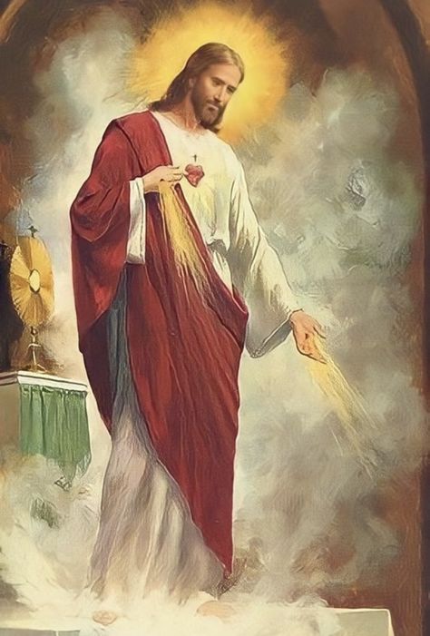 Jesus Our Savior, Catholic Pictures, Jesus Christ Artwork, Religious Pictures, Jesus And Mary Pictures, St Margaret, Jesus Christ Art, Pictures Of Jesus Christ, Jesus Painting