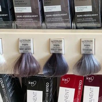 Smoky Amethyst Hair Color, Smokey Amethyst Hair, Smokey Amethyst Hair Color, Amethyst Hair Color, Lavender Hair Dye, Amethyst Hair, Hair Color Formulas, Violet Grey, Lavender Hair