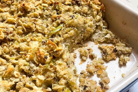 The best stuffing I’ve ever had. Cracker Stuffing, Stuffing For Turkey, Stuffing For Thanksgiving, The Best Stuffing, Classic Stuffing Recipe, Dressing Stuffing, Best Stuffing, Saltine Cracker, Thanksgiving Mom