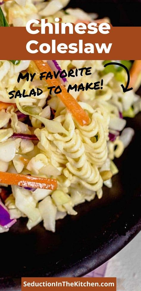 Asian Slaw Recipe With Ramen Noodles, Coleslaw With Ramen Noodles, Ramen Coleslaw, Asian Ramen Noodle, Asian Coleslaw Recipe, Family Picnic Foods, Asian Ramen Noodle Salad, Chinese Coleslaw, Asian Slaw Recipe