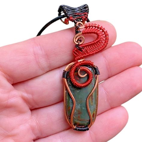 I just added a new item to eBay, Unique Bloodstone Wire Wrap Pendant Copper Wire Wrap Jewelry Crystal Necklace! #eBay #eBaySeller https://ebay.us/koK9ZJ Bloodstone Necklace, Artisan Jewelry Necklaces, Handmade Crystal Jewelry, Rose Quartz Jewelry, Tiger Eye Jewelry, Wire Wrap Pendant, Rose Quartz Earrings, Wire Wrap Jewelry, Necklace Red