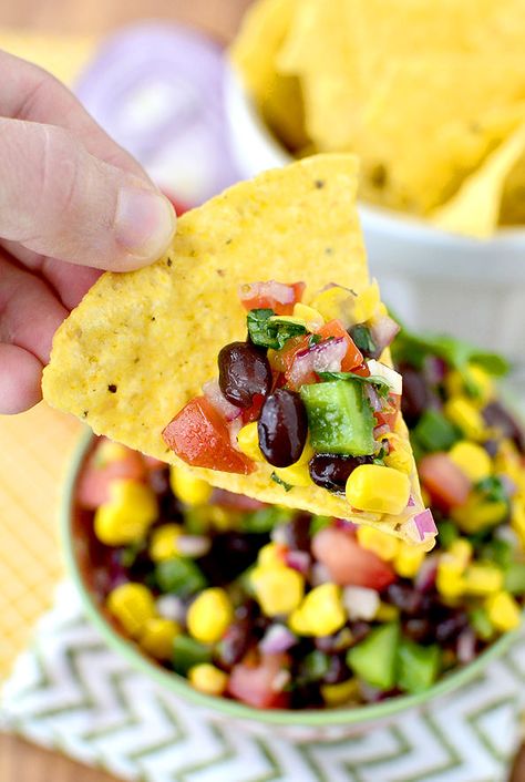 I’ve been making Best-Ever Southwestern Black Bean Dip for years and years. This black bean and veggie-packed dip is fresh and will quickly become a staple in your house! | iowagirleats.com Black Bean Dip Recipe, Bean Dip Recipe, Black Bean Dip, Iowa Girl Eats, Bean Dip, Bean Recipes, Black Bean, Dip Recipes, Fajitas