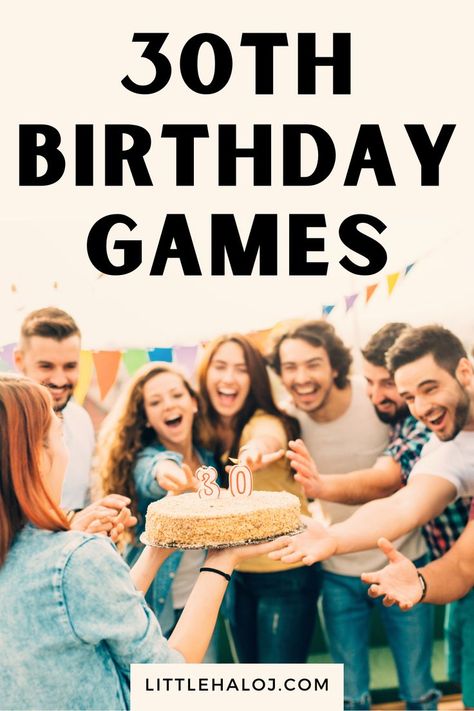 30th Funny Birthday Ideas, 30th Birthday Party For Husband, Small 30th Birthday Party Ideas For Him, Classic Party Games, Funny 30th Birthday Party Ideas, 30th Games Party Ideas, 30 Th Bday Party Ideas, Themes For 30th Birthday Party, Birthday Challenge Ideas