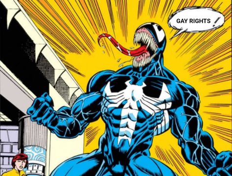 vitor martins 🏳️‍🌈🚀 (@vitormrtns) | Twitter Carnage Comic Art, Super Villain Costumes, Original Spiderman, Venom Comic, Maximum Carnage, Venom Movie, Venom Comics, Villain Costumes, Marvel Villains