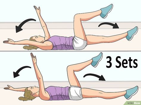 How to Do the Dead Bug Exercise: 9 Steps (with Pictures) - wikiHow Dead Bug Ab Exercise, Weight Chart For Men, Dead Bug Exercise, Physio Exercises, Standing Core Exercises, Wings Workout, Morning Stretches Routine, Stair Layout, Core Strength Training