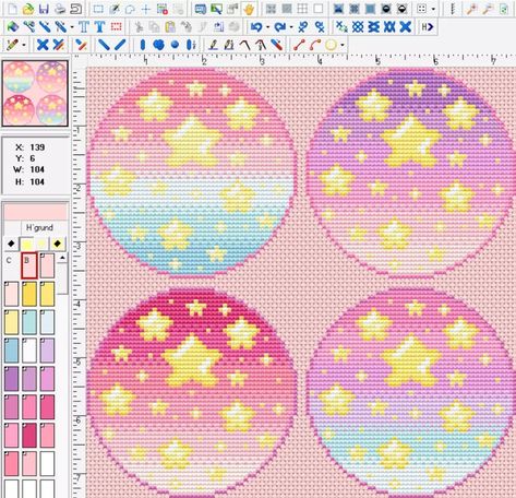 Cross Stitch Kawaii Pattern, Kawaii Pixel Art, Art Cute Kawaii, Pink Cross Stitch, Pretty Cross Stitch, Kawaii Cross Stitch, Perler Projects, Stitch Ideas, Pixel Pattern