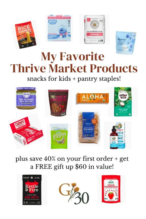 Honest Thrive Market Review: Is It Worth It In 2023? 40% Off! - GenThirty Kid Pantry, Simple Mills, Natural Grocers, Online Grocery Store, Organic Blueberries, Thrive Market, Primal Kitchen, Is It Worth It, Kitchen Recipe