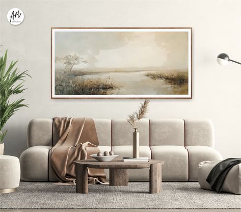 Farmhouse Decor, Farmhouse Wall Art, Cabin Decor, Extra Large Print, Aesthetic Wall Art, Nature Landscape by ArtTerritoryPrints on Etsy Wall Decor For Living Room Behind Couch, Above Couch Decor, Resin Art Painting, Classic Farmhouse, Print Aesthetic, Small Farmhouse, Wall Art Nature, Farmhouse Art, Aesthetic Wall Art