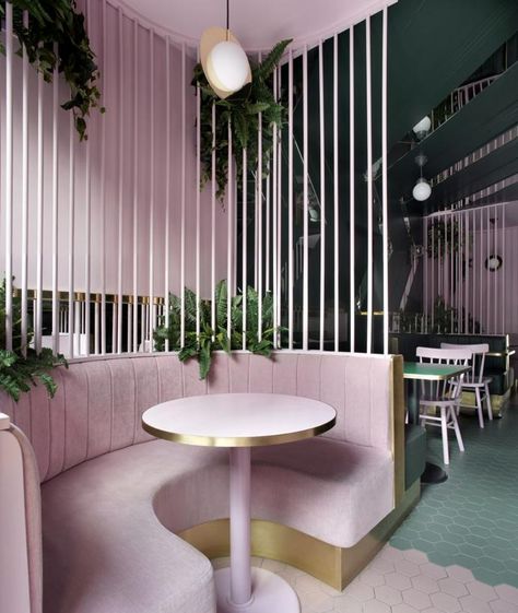 The Shortlist 2018: 15 of the World’s Most Stylish Restaurants and Bars - Visi Pot Bellied Pig, Visuell Identitet, Cafe Seating, Bar Design Awards, Modern Cafe, Booth Seating, Hygge Decor, Coffee Shop Design, Bar Design Restaurant