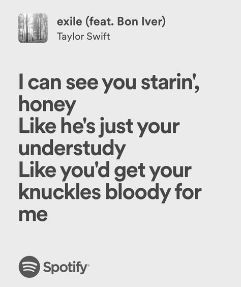 Exile Taylor Swift Lyrics, Exile Taylor Swift, Swift Wallpaper, Taylor Lyrics, Bon Iver, Taylor Swift Wallpaper, Taylor Swift Lyrics, Boarding School, Lucky Star