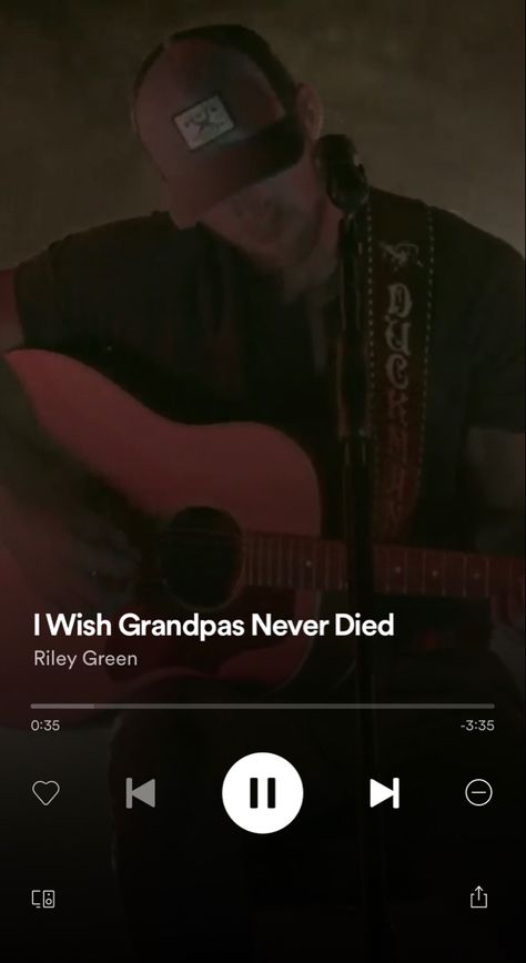 Riley Green Quotes, I Wish Grandpas Never Died, Green Music, Riley Green, Green Quotes, Music Album Covers, Soul Music, Music Album, Song Quotes