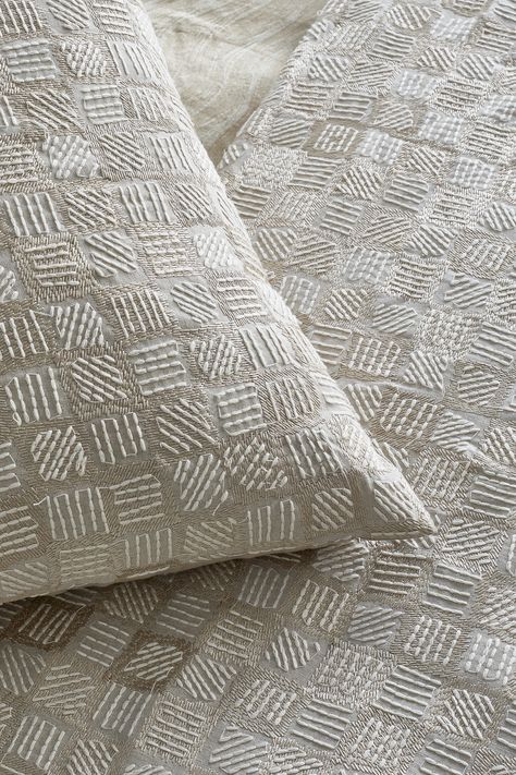 Part of our collaboration with The Metropolitan Museum of Art.

Named for a famous cobblestone street in Cairo, Qasaba elicits the texture and tone of the stones of Egypt.

Available as pillows and throw. Cotton/linen blend. Cobblestone Street, Dec Pillows, Luxury Linens, Tree Textures, Fabric Print Design, Cowboy Theme, Embroidered Pillow Covers, Textures And Tones, Embroidered Cushions