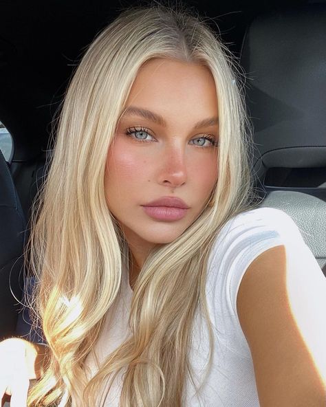 Brookelle McKenzie (@bybrookelle) • Instagram photos and videos Brookelle Mckenzie, No Make Up Make Up Look, Natural Makeup Style, Blonde With Blue Eyes, Natural Prom Makeup, Blonde Aesthetic, Light Makeup Looks, Makeup For Blondes, Long Blonde