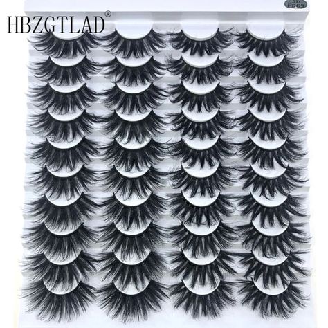 New 2/10/ 20 pairs natural false eyelashes fake lashes long makeup 3d mink eyelashes eyelash extension mink eyelashes for beauty _ - AliExpress Mobile Lashes Collection, Fake Lashes Makeup, Eyes Game, Mink Lash Extensions, Volume Eyelash Extensions, Natural False Eyelashes, Lashes False, Wispy Lashes, Fake Lashes