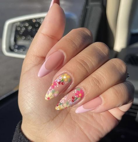 Pixel Diva • @pixeldiva • Milkshake Website Builder Nails Fruit, Nails Cherry, Nails With Flowers, Fruit Nails, Nail Base, Nails Floral, March Nails, Nails Pastel, Grass Pattern