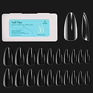 Nails 70s, Nail Tip Shapes, Nail Extensions Acrylic, Clear Nail Tips, Nail Soak, Soft Gel Nails, Medium Almond, Gel Nail Tips, Gel Nail Kit