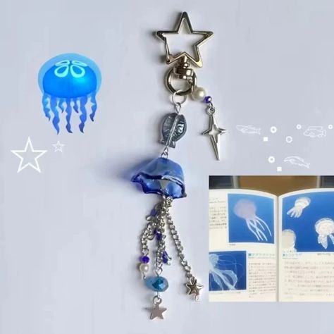 Just found this amazing item on AliExpress. Check it out! $2.78 | Jellyfish Phone Charm Strap - Jellyfish Star Keychain, Cute Jellyfish Keychain,Ocean Blue Charm, Cute Jellyfish Charm Jellyfish Charm, Jellyfish Keychain, Cute Jellyfish, Star Keychain, Blue Jellyfish, Blue Charm, Clip On Charms, Keychain Cute, Sea Theme